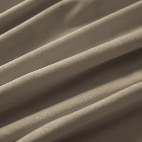 Biante Zamatový štvorcový obrus Velvet Prémium SVP-030 Sivobéžový 100x100 cm