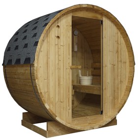 Sanotechnik Sudová fínska vonkajšia sauna TROMSÖ M pre 2 osoby 189x120x191,5cm