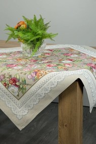 GOBELÍNOVÝ OBRUS OLI 100X100 VZOROVANÝ