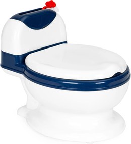 Detský nočník ECOTOYS – sedes s vyberateľnou vložkou, mäkkým sedadlom a kefkou