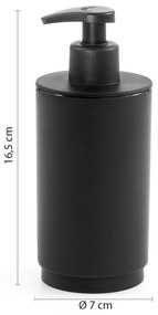 Gedy, SHARON dávkovač mydla na postavenie, čierna, SH8014