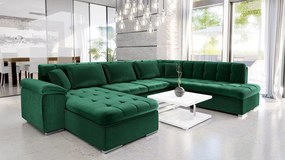 Rohová sedacia súprava Tony Bis Premium, Dostupné poťahy: Terra 06 + Terra 06 + Terra 10 ECO, Strana: Pravá - U