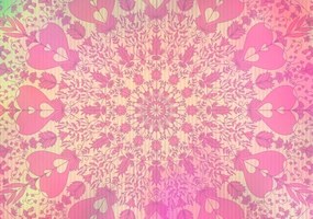 Manufakturer -  Tapeta Girl's mandala pink