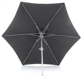 Záhradná stolová zostava Nori - 6 miest, tmavo sivá