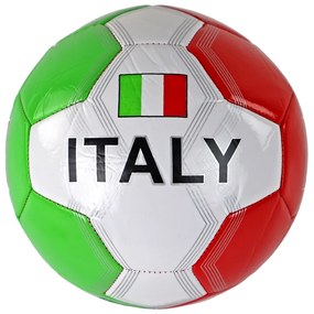 Lean Toys Futbalová lopta Talianska vlajka - 24 cm Veľkosť 5