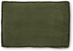 Zelený menčestrový vankúš na gauč Blok – Kave Home