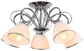 Brilagi - Prisadený luster FRED 5xE27/60W/230V, priemer 59 cm, lesklý chróm
