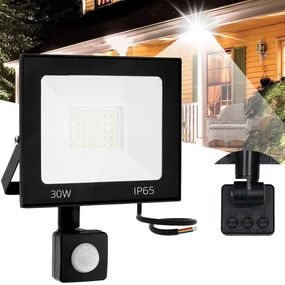 Toolight Toolight, LED panel so snímačom pohybu 13x10,5cm, 30W, 2700lm, 4000K, RSL007-30NS, OSW-10213
