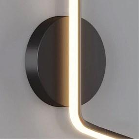 Toolight Toolight, LED nástenné svietidlo 26W, 3000K, LHJ061-W, čierna, OSW-50053