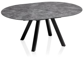 HPL rozťahovací stôl antracit 120-170 cm