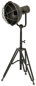 Stolová lampa Ryan so striebornou antik patinou - 35*30*62-93 cm / 40W/E27