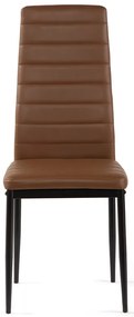 Noela Jedálenská stolička z umelej kože TINO hnedá