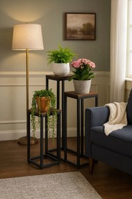 ModernHome Stojan na kvety - 3 police, ModernHome