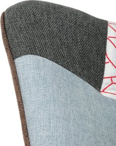 Hojdacie kreslo FABIAN II — látka, patchwork