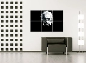 Ručne maľovaný POP Art obraz Einstein