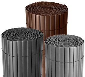 Bluegarden, PVC kryt / tienidlo na terasu-balkón 100 x 400cm, hnedá, OGR-20007