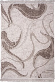 Koberec Benita 504 tmavobéžový / krémový