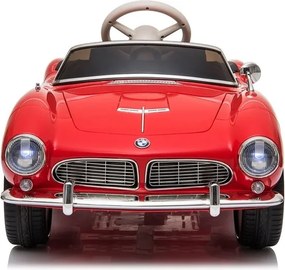 LEAN CARS BMW Retro červené auto na batérie, maľované