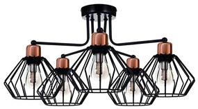 Prisadený luster PORTO 5xE27/40W/230V