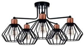 Prisadený luster PORTO 5xE27/40W/230V