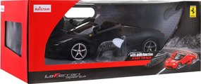 Ferrari LaFerrari Aperta čierna RASTAR 1:14 model auta na diaľkové ovládanie + 2,4 GHz diaľkové ovládanie