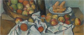 Obraz - Paul Cezanne, The Basket of Apples, reprodukcia (120x50 cm)