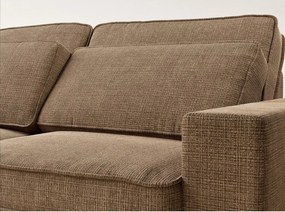 Svetlohnedá ženilková rohová pohovka (ľavý roh/do L) Kirou – Maison de Rêve