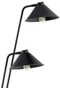 Argon 7075 - Stojacia lampa GABIAN 2xE27/15W/230V čierna