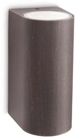 Philips 17102/86/PN - Vonkajšie nástenné svietidlo NIGHTINGALE 2xGU10/35W/230V