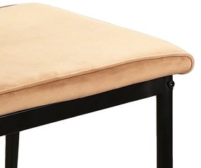 Jedálenská stolička Atom Velvet, béžová
