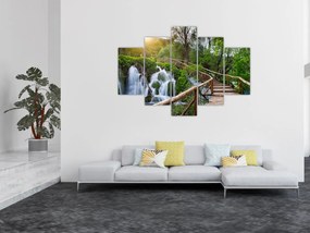 Obraz - Plitvické jazerá (150x105 cm)