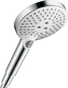 Hansgrohe Raindance Select S, ručná sprcha 120 3jet, biela/chrómová, HAN-26530400