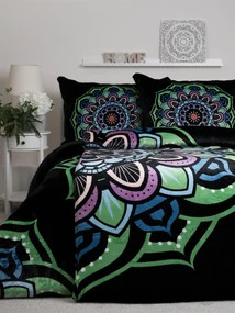 Obliečky mikroplyš Exclusive – Mandala zelená