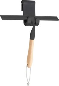 BISK Erga Plain Umbra, silikónová stierka na sklo s držiakom (08436), čierna-hnedá, ERG-99897BM