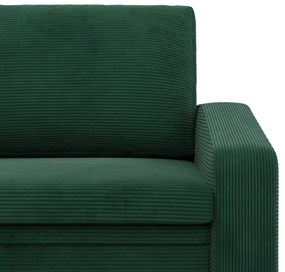 Kreslo ORBIT Poso rozkladacie, fľaškovo zelené