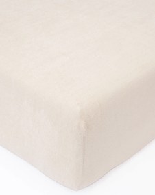 Froté plachta do postieľky 70 × 140 cm - prírodná