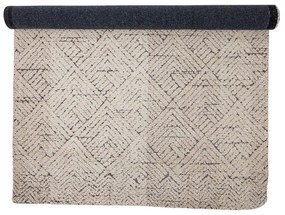 Krémový koberec s prímesou bavlny 150x210 cm Saxo – Bloomingville