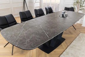 Rozťahovací keramický stôl Vallerina 180-220-260 cm grafit