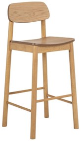 Barová stolička v prírodnej farbe (výška sedadla 74 cm) Barlow – Actona