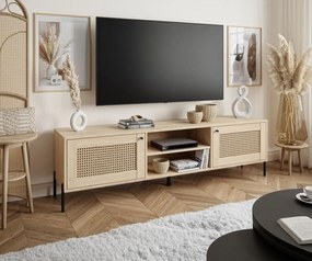 TV STOLÍK THEO S VIEDENSKÝM VÝPLETOM DUB PUCCINI 180 cm