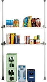 Biely kovový kúpeľňový regál 120x300 cm Herkules – Wenko