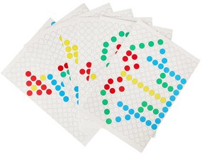 KIK Montessori magnetická tabuľa mozaika farebné bodky žltá 26 x 26 cm
