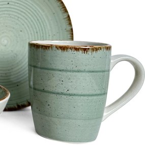 Banquet Súprava jedálenská Spiral Green, 30 ks