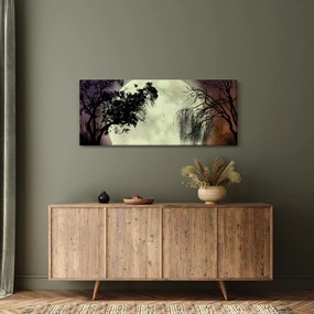 Obraz - Spln nad hladinou (120x50 cm)