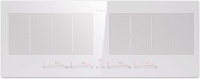 Klarstein Masterzone 90 Slim Flex, indukčná varná doska, max. 7200 W, vstavaná, 4 zóny, 2 Flex zóny, technológia ThermoBoost, Smart Flex