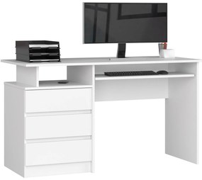 PC stolík Bronte (biela). Akcia -13%. Vlastná spoľahlivá doprava až k Vám domov. 1128511