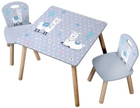 Kesper Detský stôl s stoličkami Lama