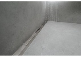 HANSGROHE RainDrain Flex vrchná sada sprchového žľabu 90 cm, skracovateľná, pre inštaláciu ku stene, oceľ nerezová kartáčovaná, 56052800