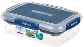 SISTEMA Krabička 2v1 na obed SISTEMA, 2,2l - modrá a zelená Farba škatuliek SISTEMA: Zelená