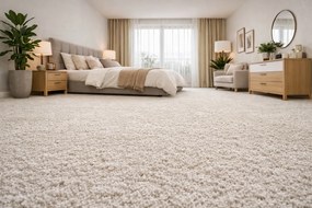 Metrážny koberec Naomi 9810, na mieru, šíře 4m, béžová, ab (mriežka), detská izba, ITC